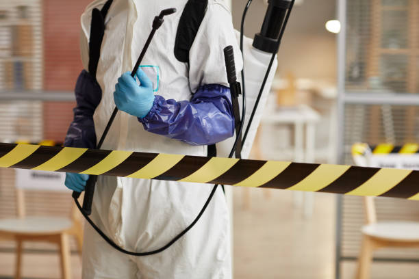 Professional Blood Cleanup technician working in Howey-in-the-Hills, FL